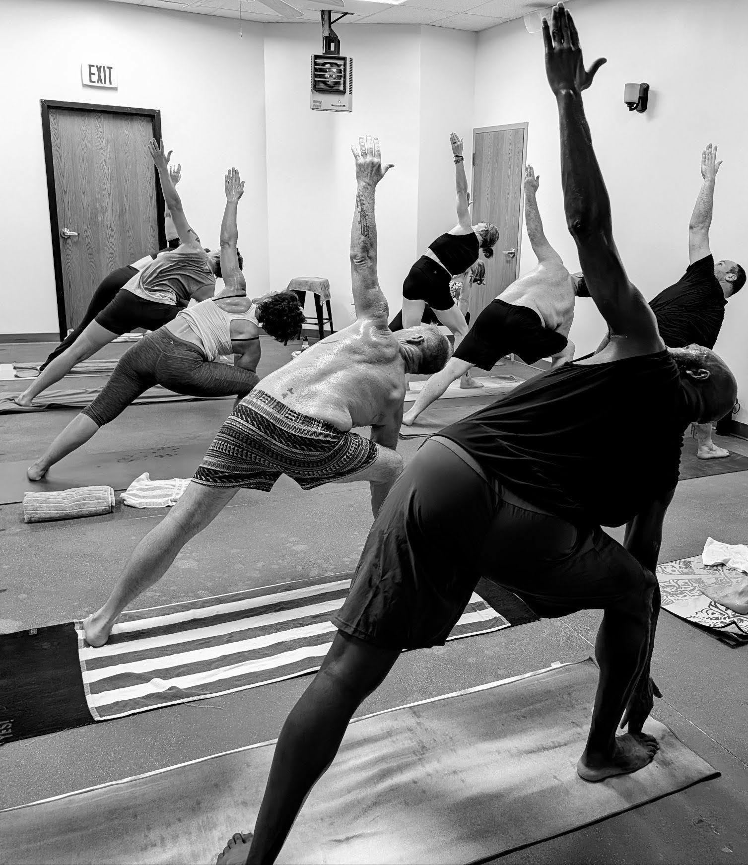 LYL Hatha Foundations class at Lava Yoga Lawrence
